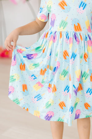 Sweet Treat S/S Pocket Twirl Dress-Mila & Rose ®