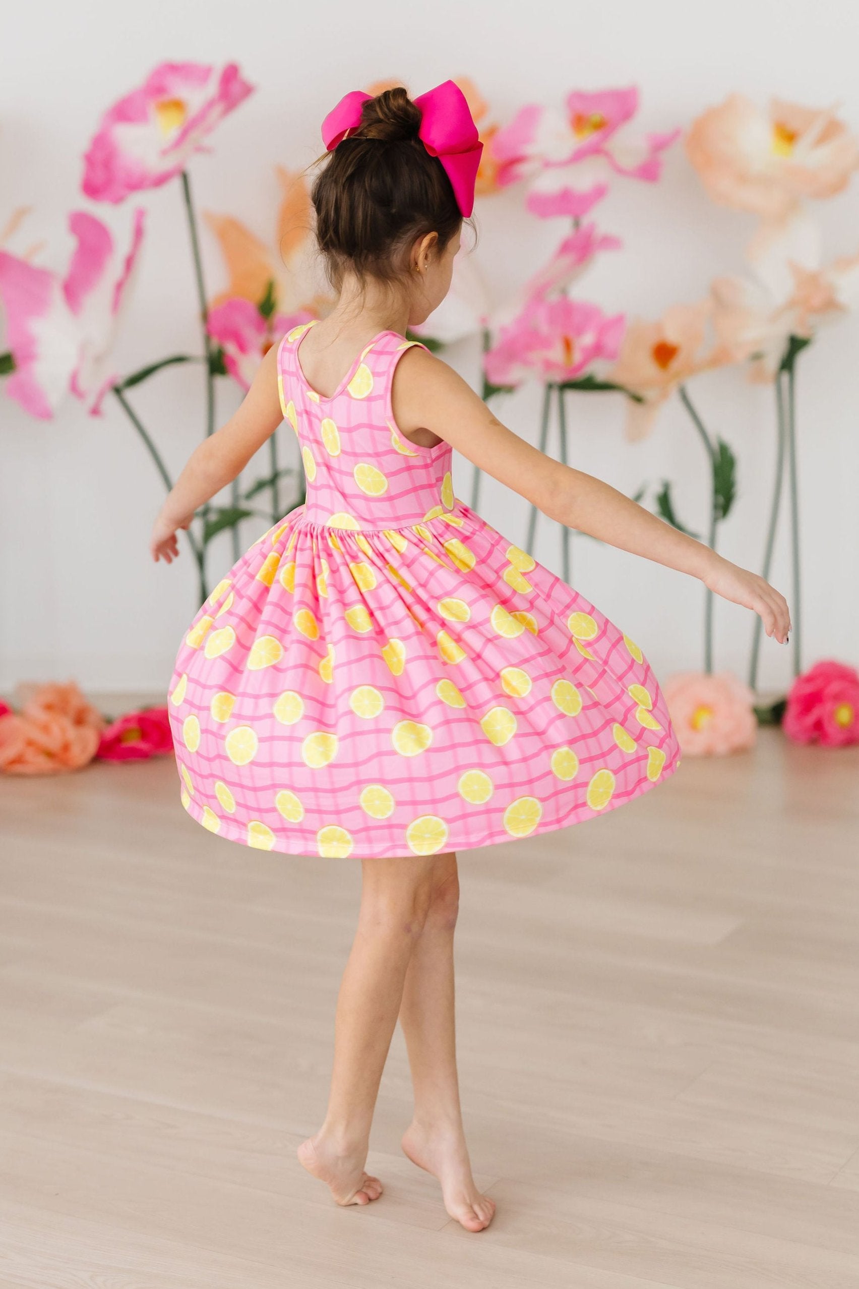 Pink Lemonade Tank Twirl Dress-Mila & Rose ®