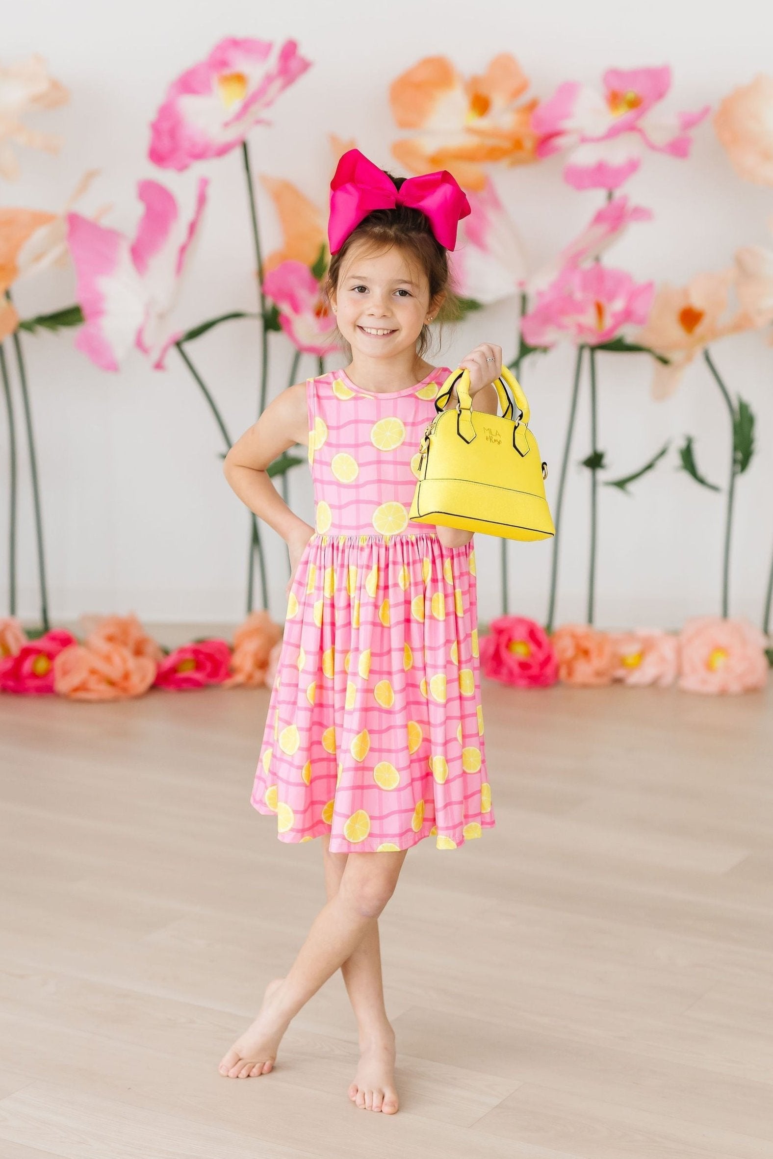 Pink Lemonade Tank Twirl Dress-Mila & Rose ®