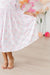 Ribbons & Roses 3/4 Sleeve Ruffle Twirl Dress-Mila & Rose ®