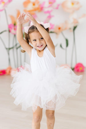 White Tank Tutu Leotard-Mila & Rose ®