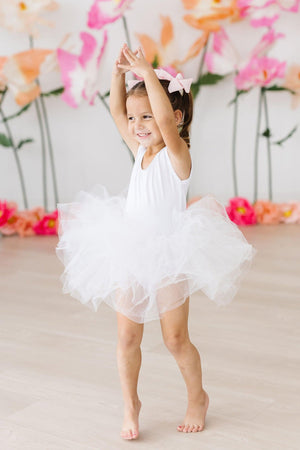 White Tank Tutu Leotard-Mila & Rose ®