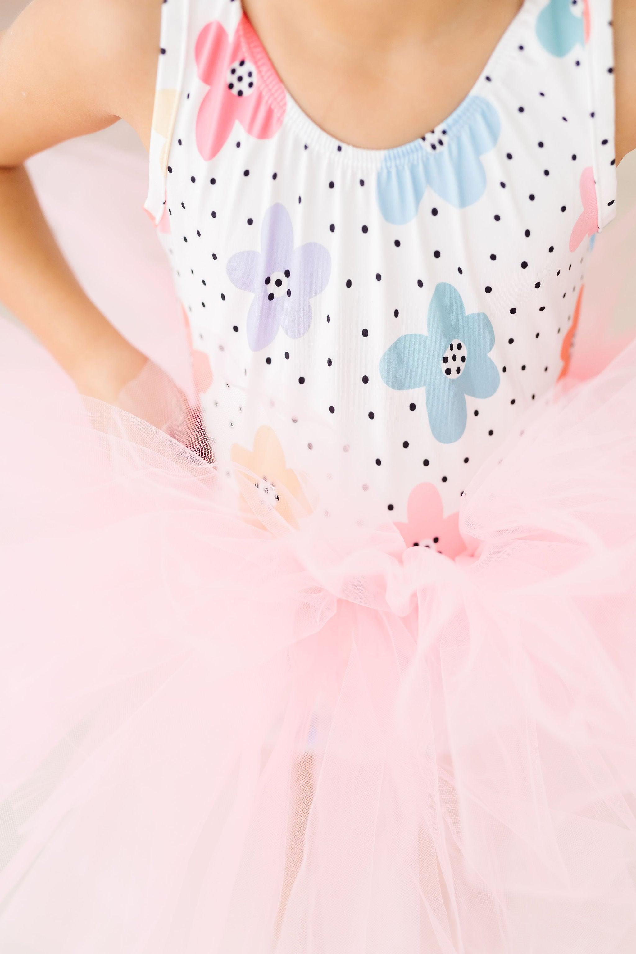 Dots & Daisies Tank Tutu Leotard-Mila & Rose ®