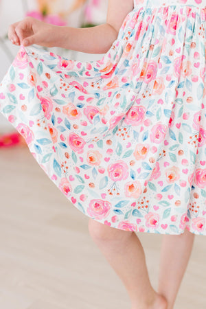 Rosettes S/S Pocket Twirl Dress-Mila & Rose ®