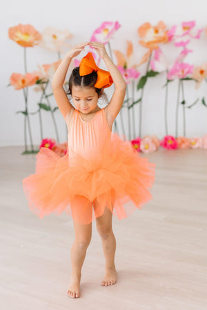 Neon Coral Tank Tutu Leotard-Mila & Rose ®