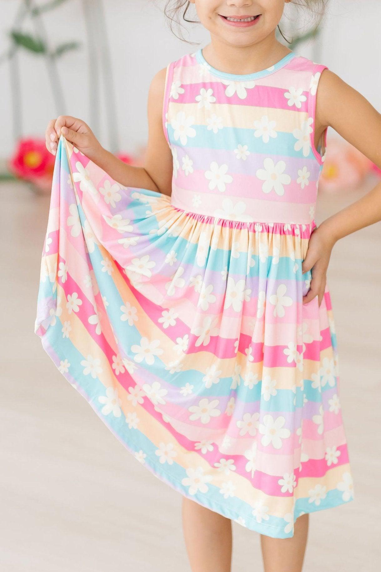 Daisy Dreams Tank Twirl Dress-Mila & Rose ®