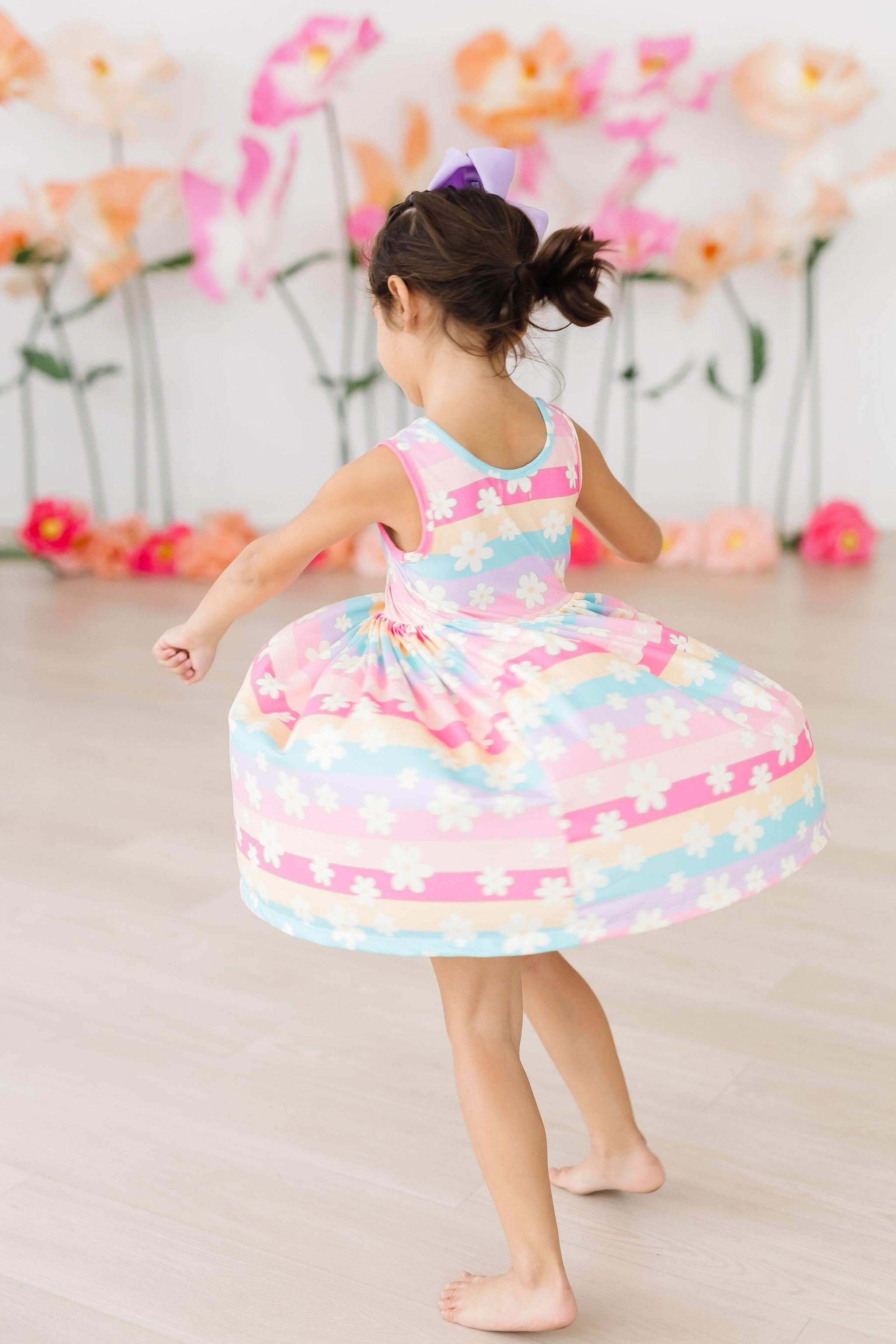 Daisy Dreams Tank Twirl Dress-Mila & Rose ®