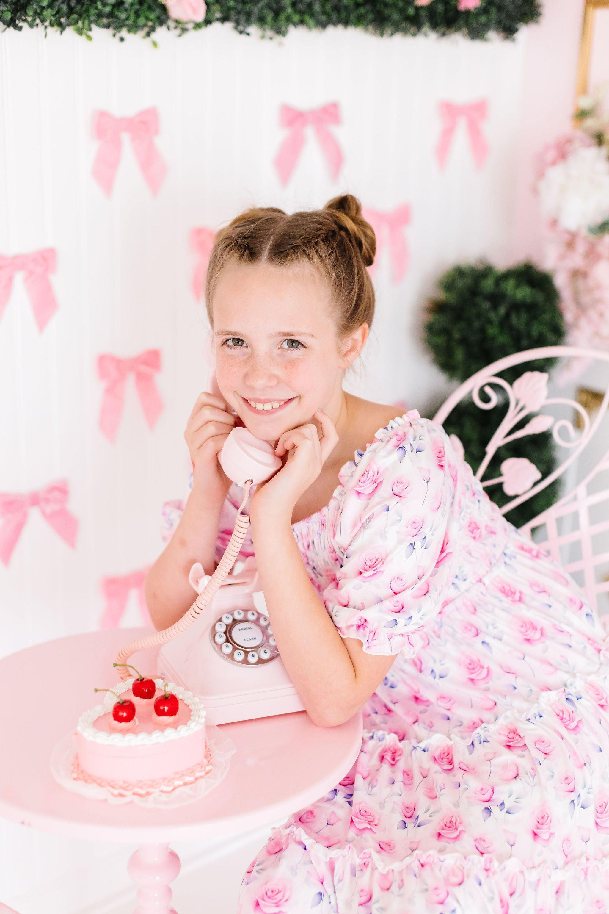 Rose Garden Smocked Ruffle Dress-Mila & Rose ®