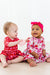 Hearts & Hugs 3/4 Sleeve Twirl Bodysuit-Mila & Rose ®