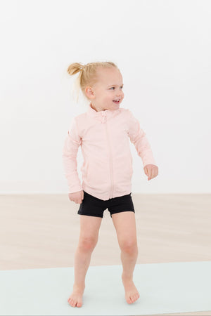 Balanced Black Active Shorty Shorts-Mila & Rose ®