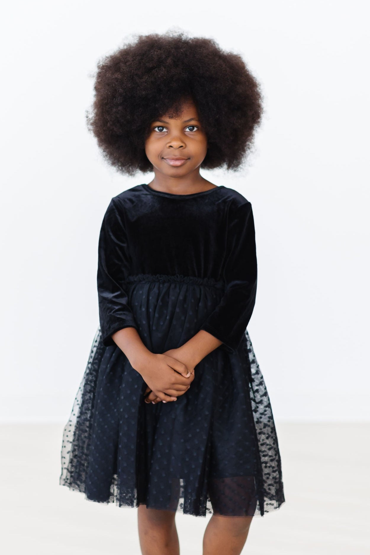 Black Velvet Tutu Dress-Mila & Rose ®