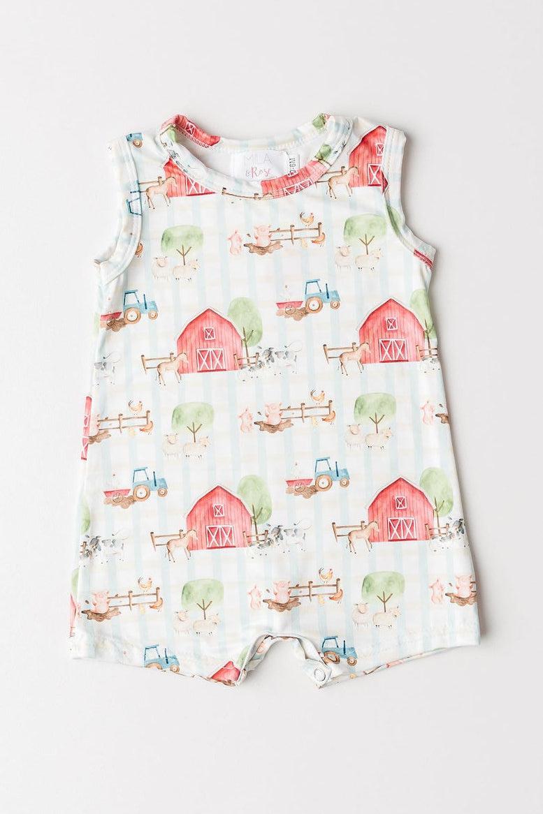 Farm Animals Shorty One-Piece-Mila & Rose ®