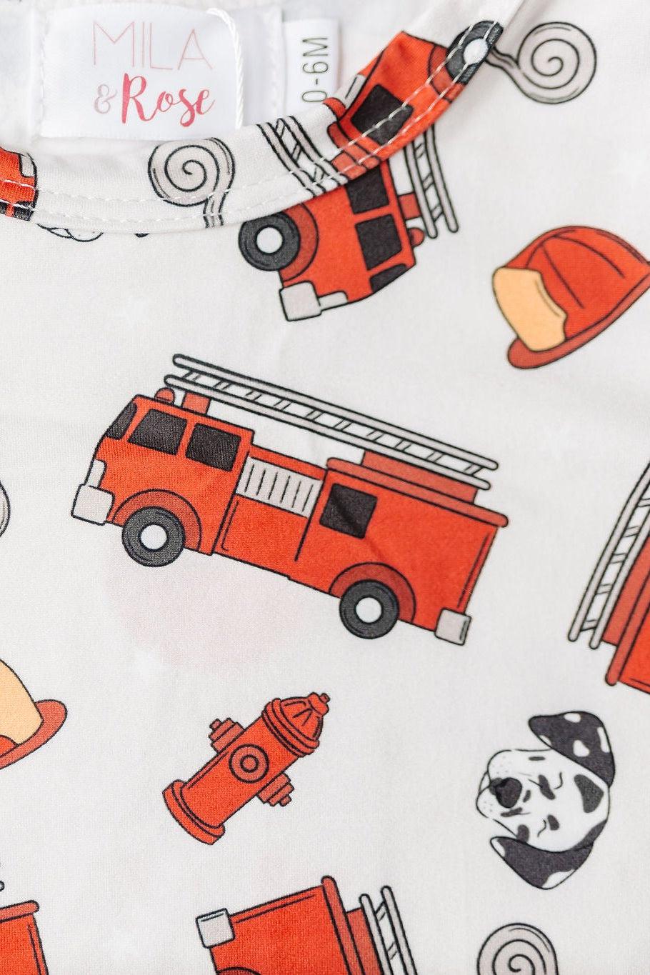 Firetrucks Shorty One-Piece-Mila & Rose ®