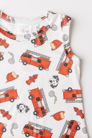 Firetrucks Shorty One-Piece-Mila & Rose ®