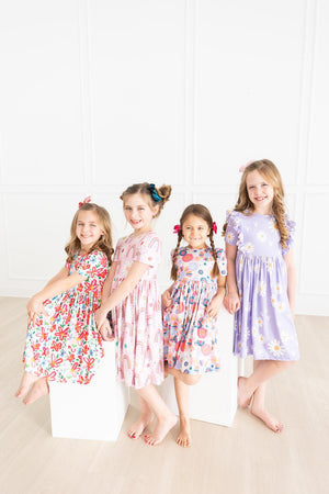 Keep Growing S/S Pocket Twirl Dress-Mila & Rose ®