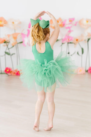 Kelly Green Tank Tutu Leotard-Mila & Rose ®