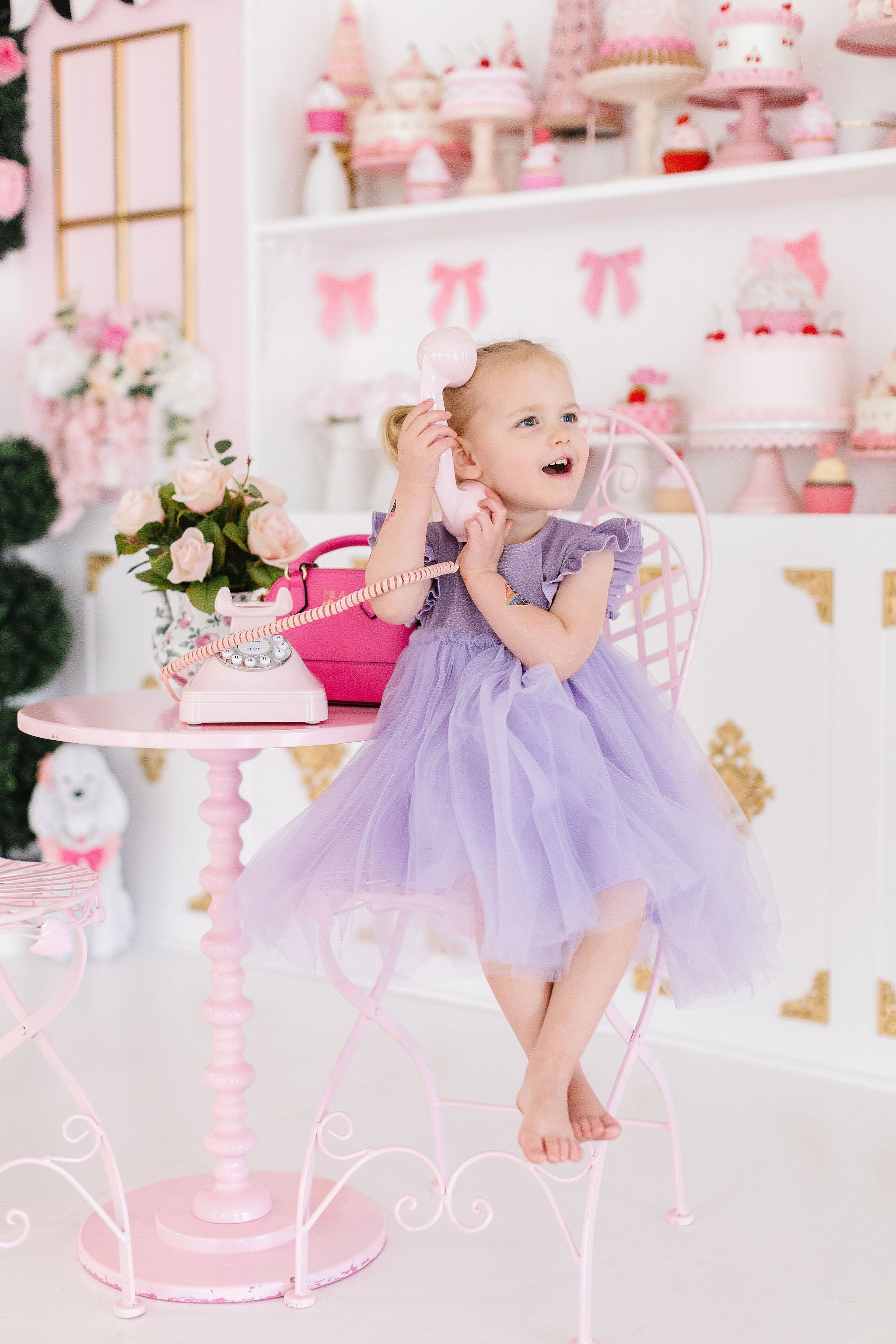 Lavender Shimmer Tutu Dress-Mila & Rose ®