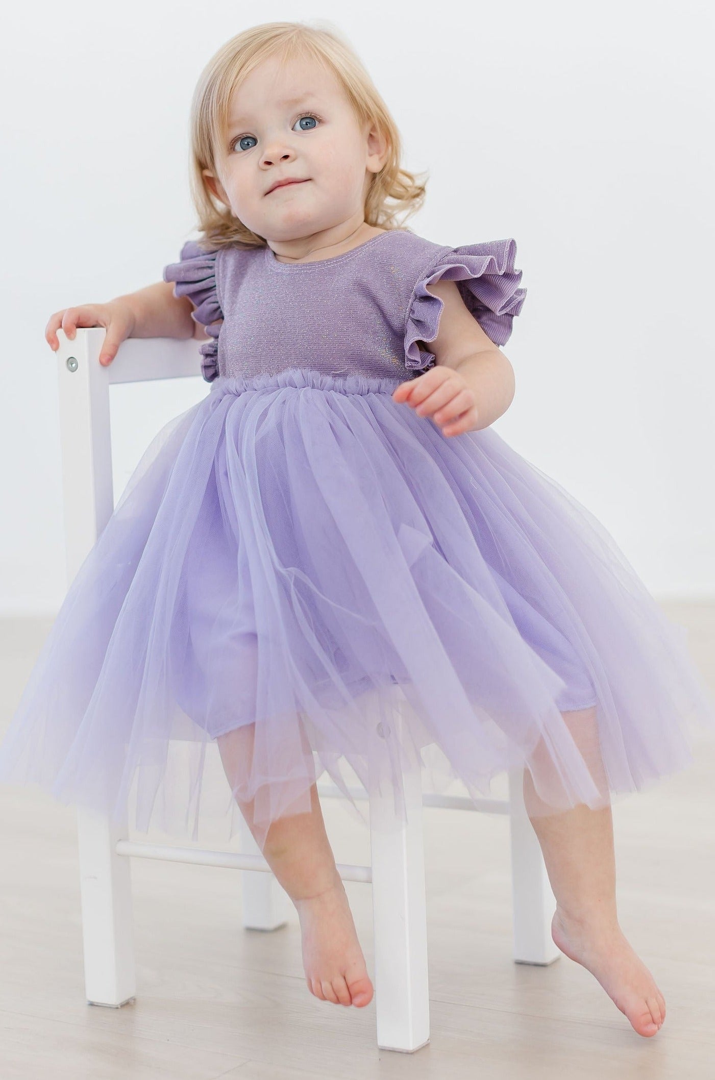 Lavender Shimmer Tutu Dress-Mila & Rose ®