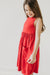 Red Tank Pocket Twirl Dress-Mila & Rose ®