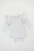 White L/S Flutter Bodysuit-Mila & Rose ®