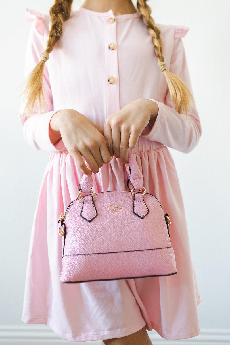 Bubblegum Pink Girl's Crossbody Purse-Mila & Rose ®