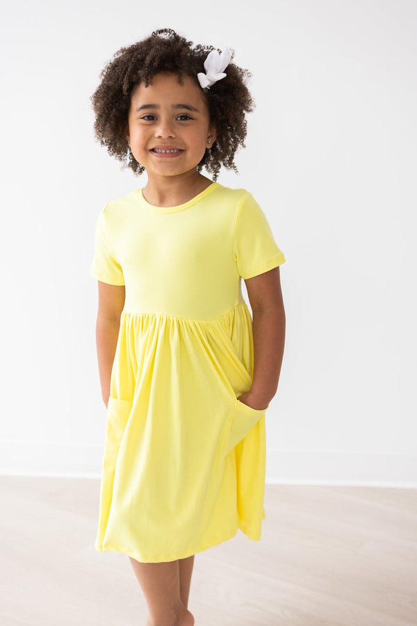 Yellow pelota Suisse Dress 4y ワンピース - キッズ服(女の子用) 100cm~