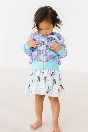 Mermaid Flip Sequin Jacket-Mila & Rose ®