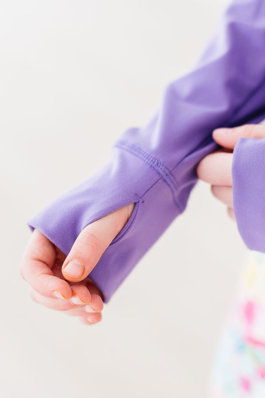 Playful Purple Full-Zip Ruffle Active Jacket-Mila & Rose ®