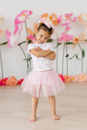 Ribbons & Roses Tutu Shorts-Mila & Rose ®