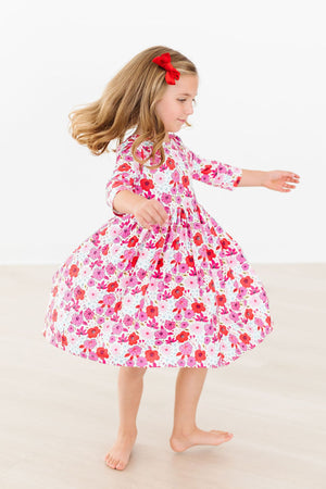 Secret Garden 3/4 Pocket Twirl Dress-Mila & Rose ®