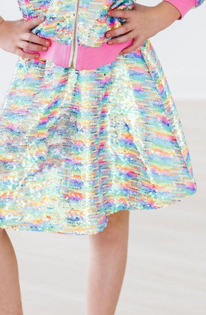 Sprinkles Flip Sequin Twirl Skort-Mila & Rose ®