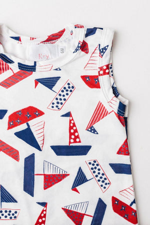 Stars, Stripes & Sails Shorty One-Piece-Mila & Rose ®