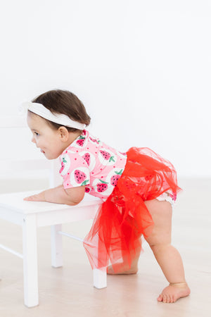 Strawberry Fields Tutu Bodysuit-Mila & Rose ®