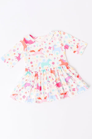 Unicorn Wish Twirl Bodysuit-Mila & Rose ®