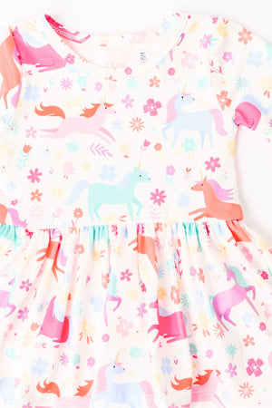 Unicorn Wish Twirl Bodysuit-Mila & Rose ®