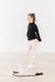 Balanced Black Full-Zip Ruffle Active Jacket-Mila & Rose ®