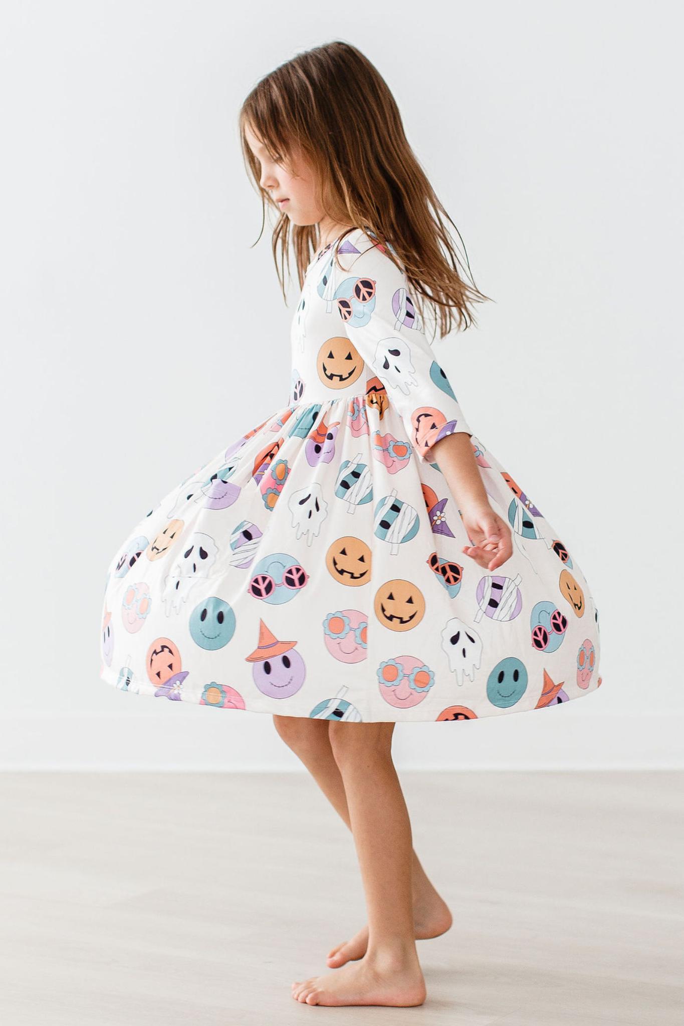 Monster Mash Pocket Twirl Dress-Mila & Rose ®