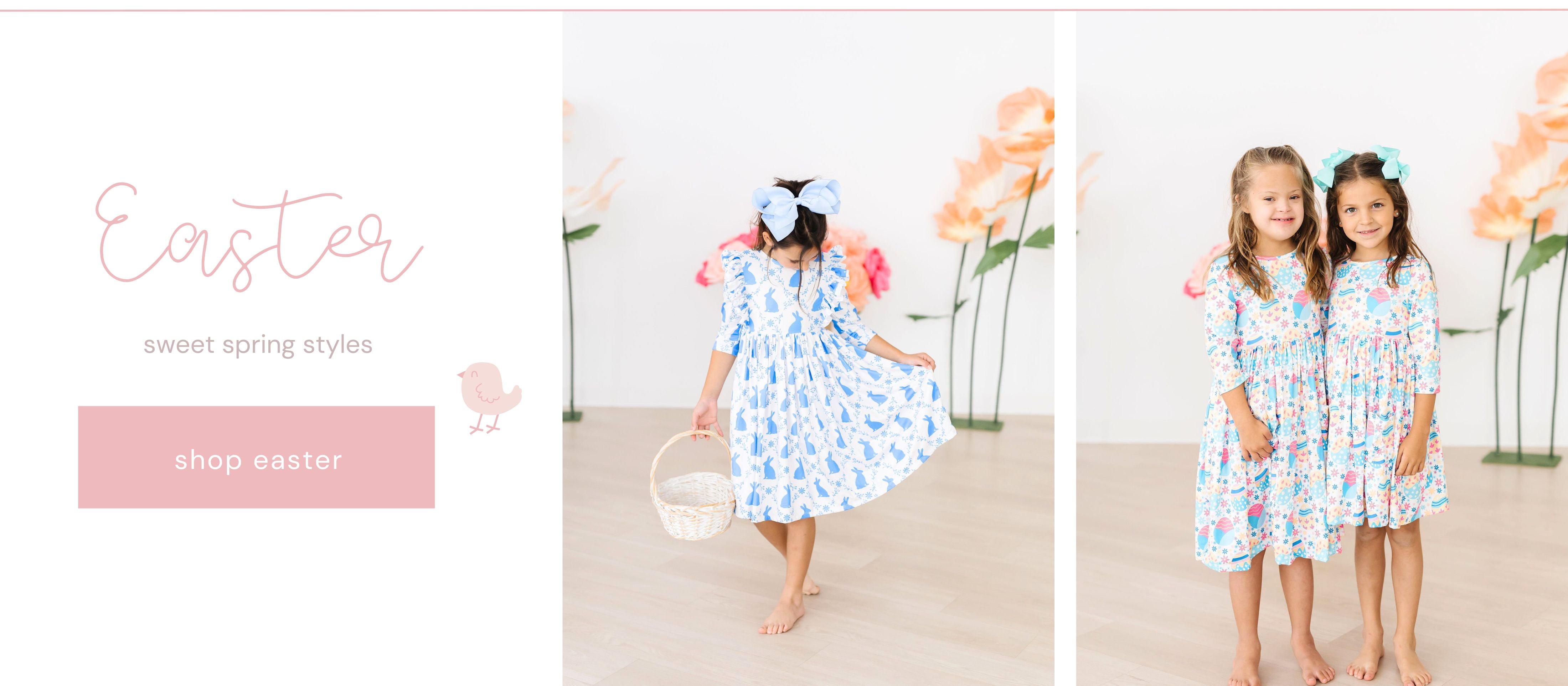 mila and rose girls easter dresses