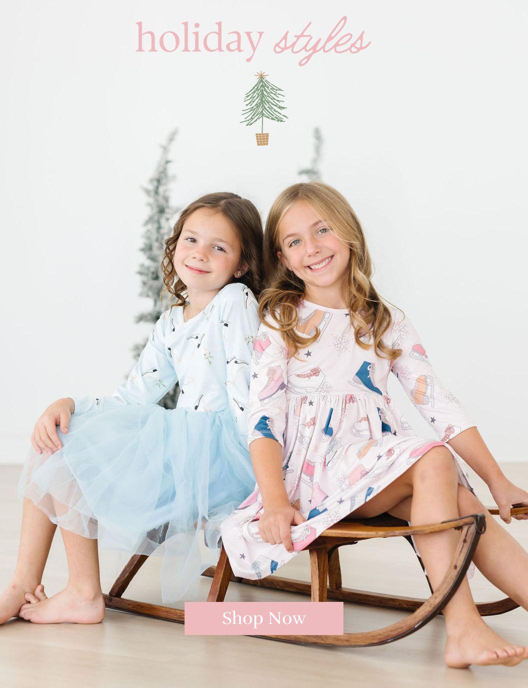 mila and rose girls holiday and christmas twirl dresses