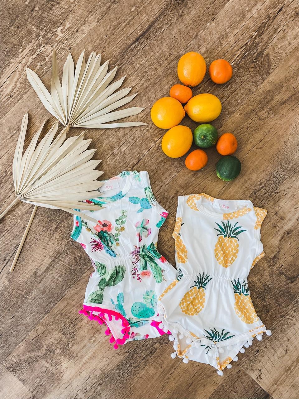 Cactus romper baby best sale