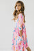 Color Crayons 3/4 Sleeve Pocket Twirl Dress-Mila & Rose ®