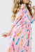 Color Crayons 3/4 Sleeve Pocket Twirl Dress-Mila & Rose ®