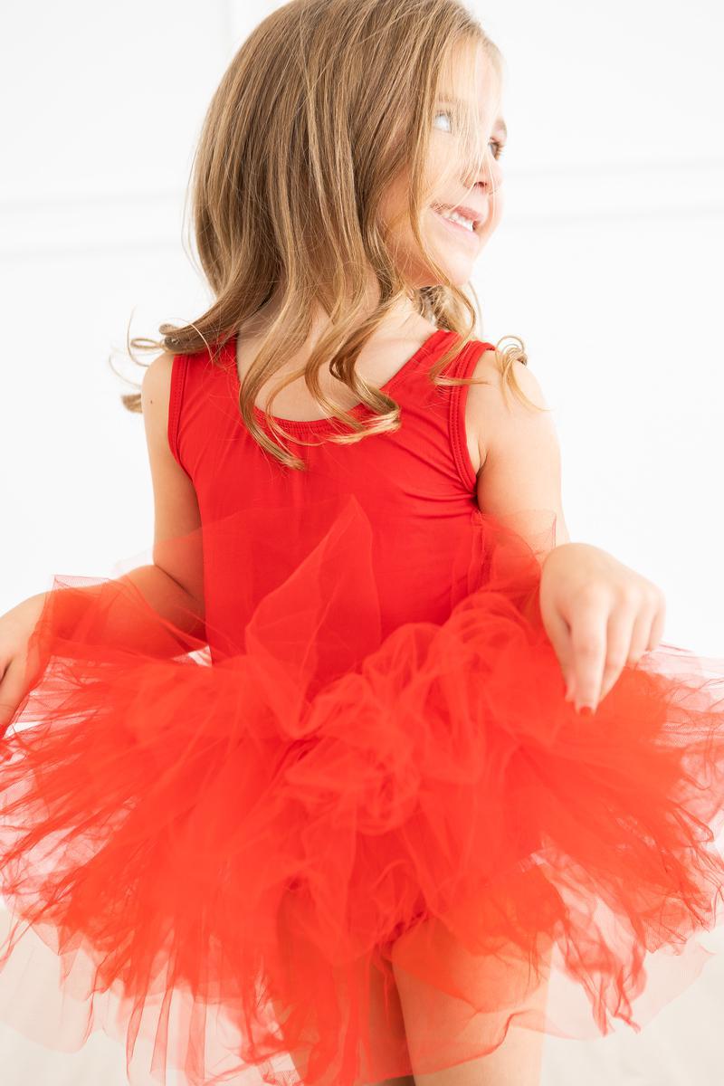 Red Tank Tutu Leotard-Mila & Rose ®