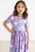 Too Cool Tulips S/S Pocket Twirl Dress-Mila & Rose ®