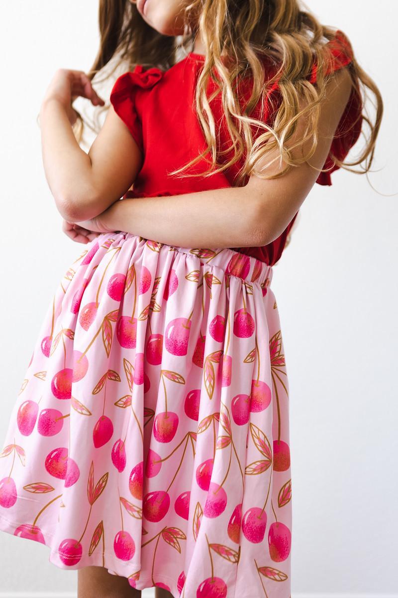 SALE Cherry Cute Twirl Skirt-Mila & Rose ®