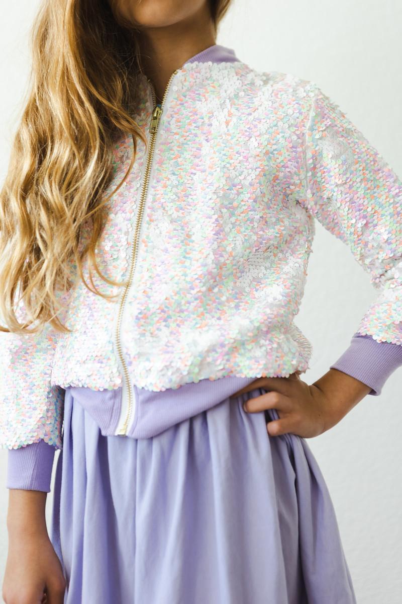 Unicorn Flip Sequin Jacket-Mila & Rose ®