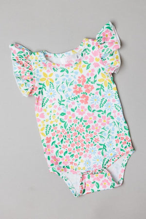 Daffodils S/S Flutter Bodysuit-Mila & Rose ®