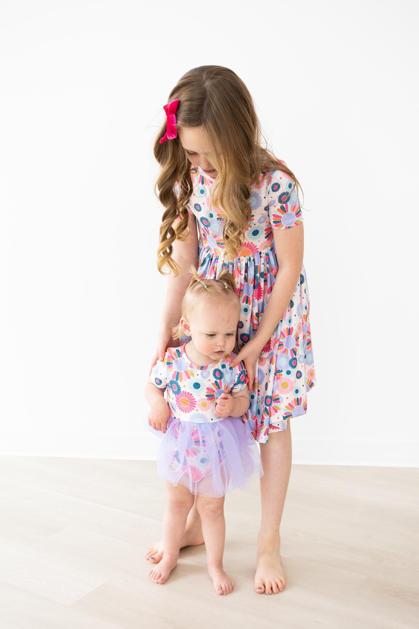 Keep Growing S/S Pocket Twirl Dress-Mila & Rose ®