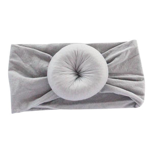 SALE Gray Nylon Turban Style Headwrap-Mila & Rose ®