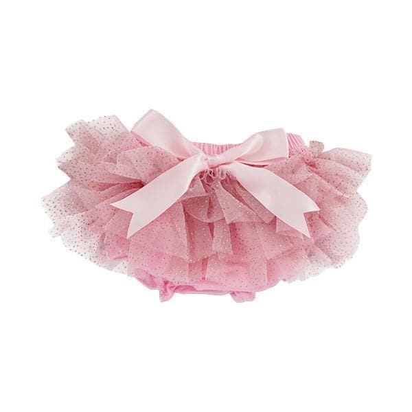 Pink & Gold Glitter Tutu Bloomer | Mila & Rose